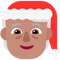 Mx Claus- Medium Skin Tone emoji on Microsoft